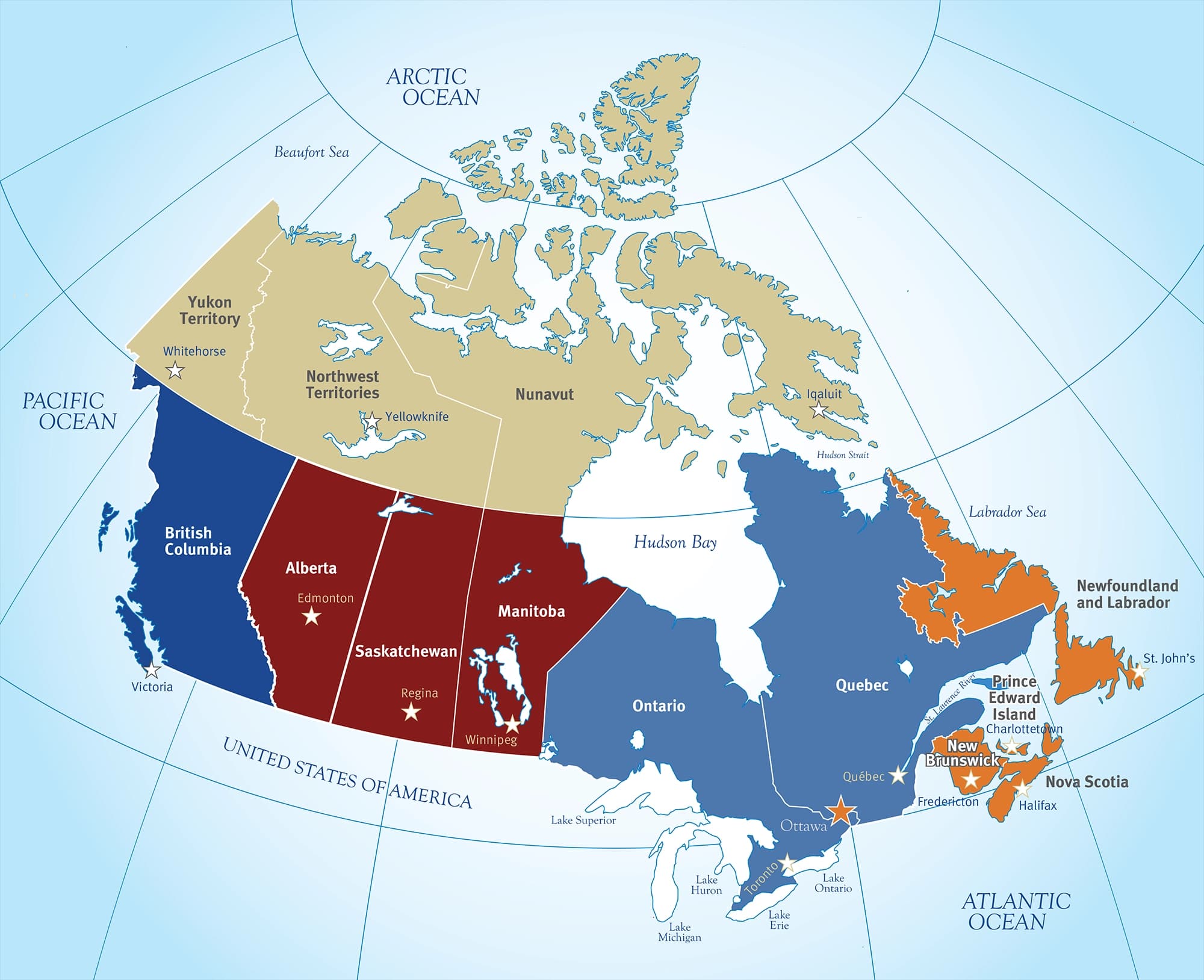 Map of Canada