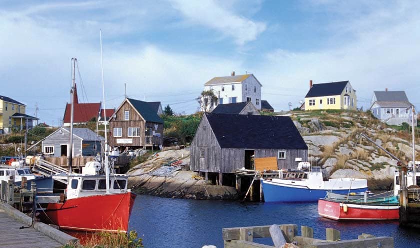 Peggy’s Cove harbour, Nova Scotia